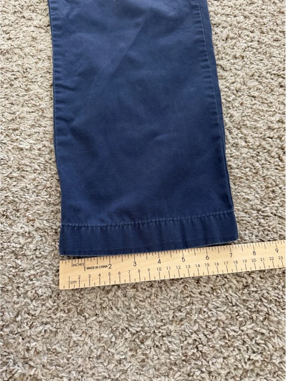 J.Crew The Sutton Navy Summerweight Chino Pants 36x28 Smart Casual Preppy